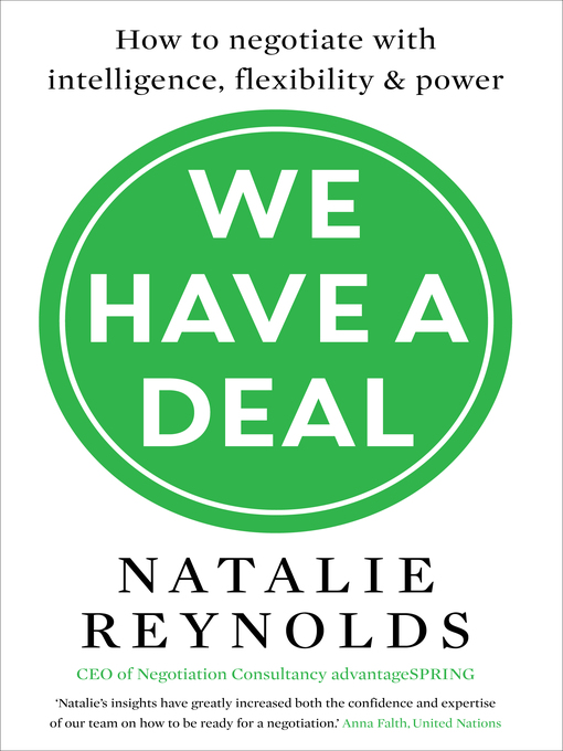 Title details for We Have a Deal by Natalie Reynolds - Available